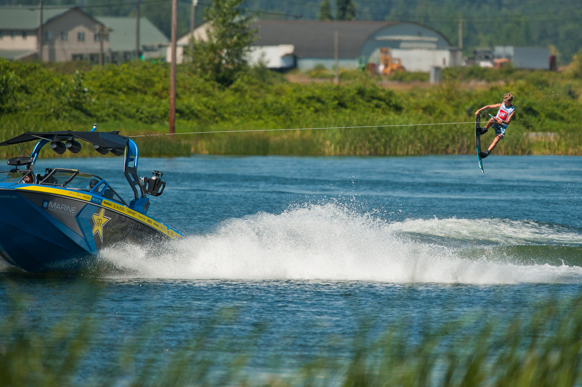 TOP AMATEURS EXCEL BEHIND THE SUPER AIR NAUTIQUE G23 ON DAY ONE OF THE 2018 NAUTIQUE WWA WAKEBOARD NATIONAL CHAMPIONSHIPS PRESENTED BY ROCKSTAR ENERGY 