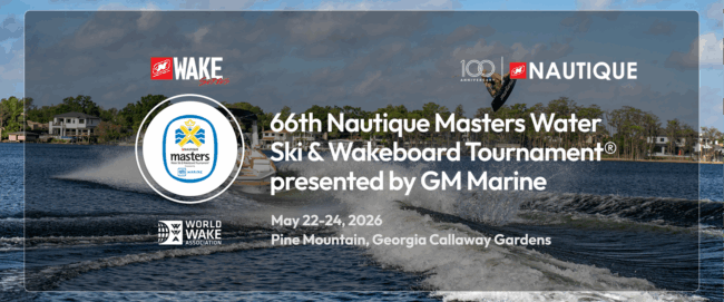 66th Nautique Masters Water Ski & Wakeboard Tournament® presented by GM Marine