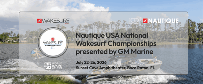 Nautique USA National Wakesurf Championships, Presented by GM Marine